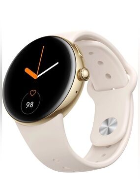 NIB Smart Watch Fitness Tracker,Answer/Make Calls,2 Bands,Health Monitor,iOS/And